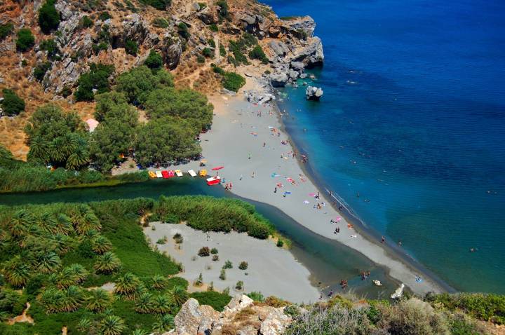 Preveli beach - Castello Bianco - Rethymno Crete