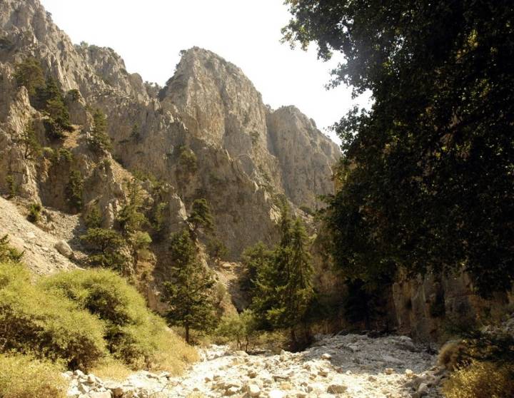 The Gorge of Imbros in Sfakia - Castello Bianco - Rethymno Crete